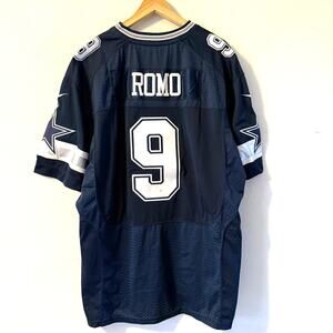 Nike NFL Tony Romo #9 Dallas Cowboys On Field Blue‎ Jersey Size 56 Stitched